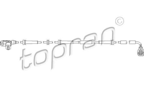 Датчик ABS TOPRAN / HANS PRIES 110 491