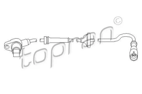 Датчик ABS TOPRAN / HANS PRIES 110 734