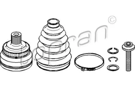 Шарнір привідного валу TOPRAN 110 811