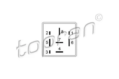 Реле універсальне TOPRAN / HANS PRIES 110 846