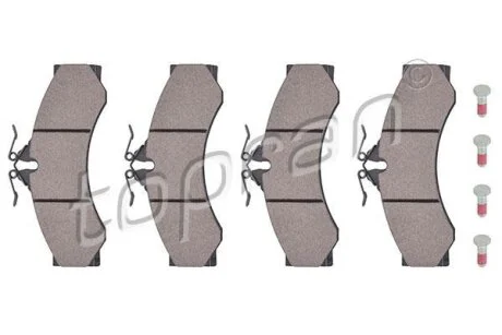 Гальмівні колодки, дискові TOPRAN / HANS PRIES 110 893