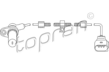 Датчик обертів колінвалу TOPRAN / HANS PRIES 110 919