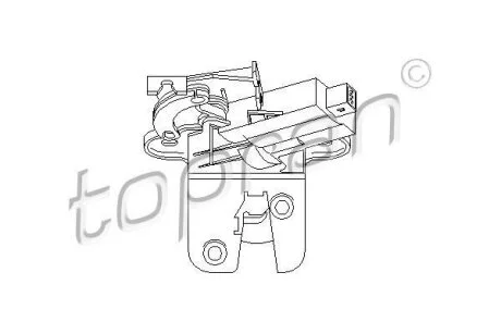Елемент замка кабіни TOPRAN / HANS PRIES 110 950