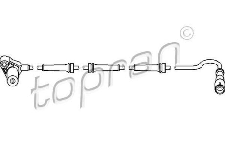 Датчик ABS TOPRAN / HANS PRIES 111 077