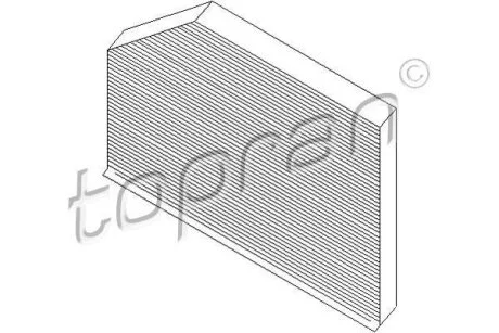 Фільтр салону TOPRAN / HANS PRIES 111 123