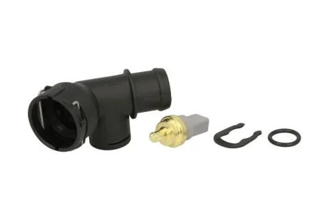 Фланець охолоджуючої рідини (кількість виходів: 2) AUDI A3, TT SEAT ALTEA, ALTEA XL, LEON, LEON SPORTSTOURER, TOLEDO III SKODA OCTAVIA II, OCTAVIA IV, RAPID, SUPERB II, YETI 1.4-2.0 02.03- TOPRAN / HANS PRIES 111 236