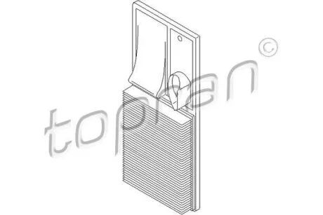 Воздушный фильтр TOPRAN / HANS PRIES 111 291