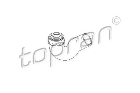 Патрубок системи подачі повітря TOPRAN 111 550