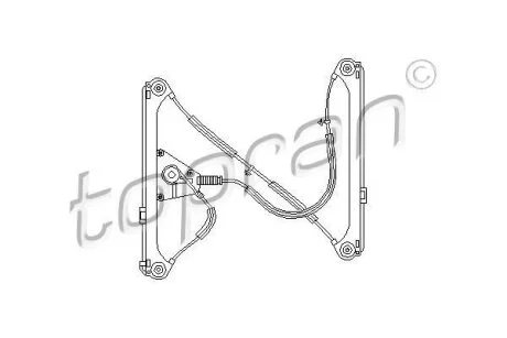 Склопідіймач TOPRAN / HANS PRIES 111 714