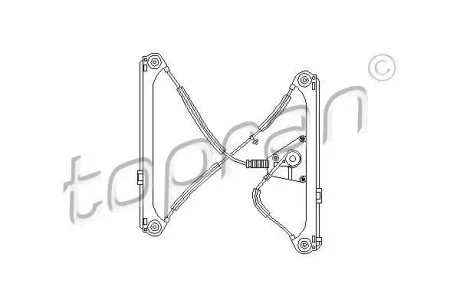 Склопідіймач TOPRAN / HANS PRIES 111 715