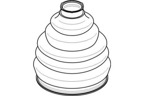 Комплект пильовиків гумових TOPRAN / HANS PRIES 111 758