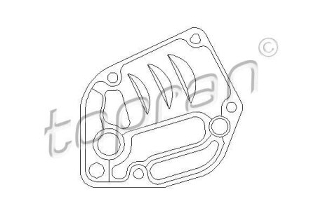 Прокладка корпусу масляного фільтра Audi A3/A4/A6 1.8T 97- TOPRAN / HANS PRIES 111 910