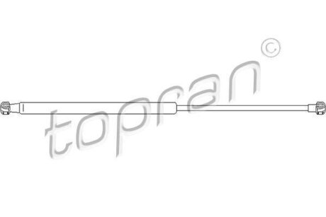 Амортиз.багажника Audi A4 Avant (01-05) (x2) TOPRAN / HANS PRIES 112 073