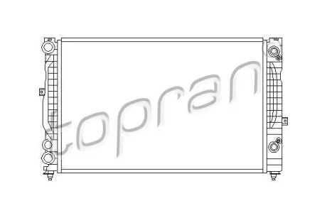 Радіатор (охолодження двигуна) TOPRAN / HANS PRIES 112 222