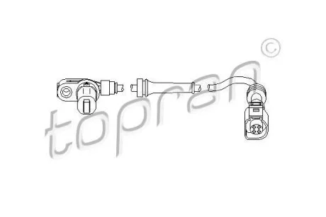 Датчик ABS TOPRAN / HANS PRIES 112 227