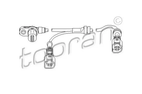 Датчик ABS TOPRAN / HANS PRIES 112 228