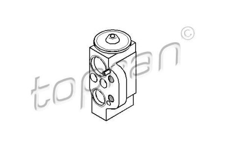 Клапан VW Caddy 3/Caddy 4/Golf 5/Golf 6/B-6/B-7/Tiguan SK Octavia A5/SuperB расшир. клапан кондиц. TOPRAN / HANS PRIES 112 306