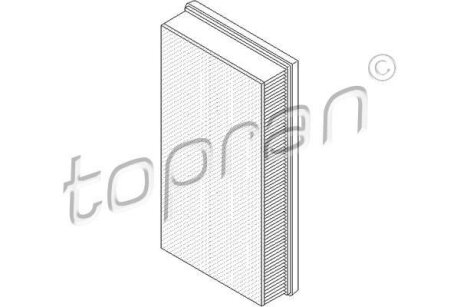 Фільтр повітря TOPRAN / HANS PRIES 112 381