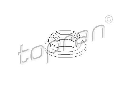 Подушка радіатора VW Caddy II/IV 04- TOPRAN / HANS PRIES 112 412