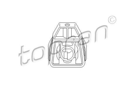 Подушка радиатора VW Polo (02-10) SK Fabia (00-08) SE Cordoba/Ibiza (02-10) верх. (x2) TOPRAN / HANS PRIES 112 414