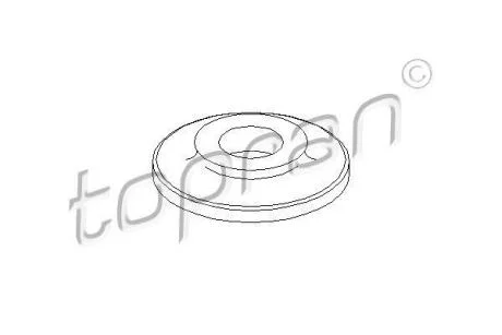 Підкладка пружини підвіски TOPRAN / HANS PRIES 112 415