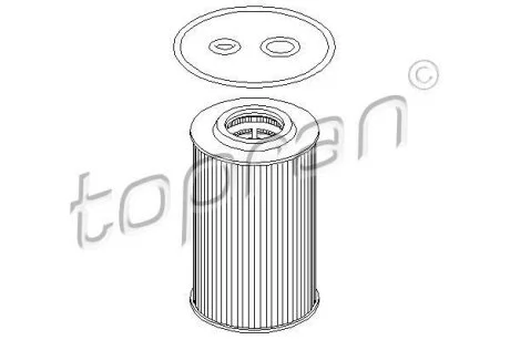Фільтр масляний TOPRAN / HANS PRIES 112 939
