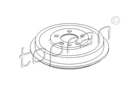 Диски задн. VW Polo (10>) SK Octavia/Roomster барабан @230x32 TOPRAN / HANS PRIES 113 171