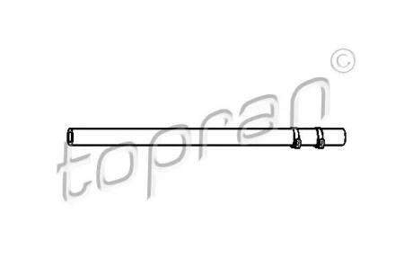 Шланг зворотної магістралі TOPRAN / HANS PRIES 113 354