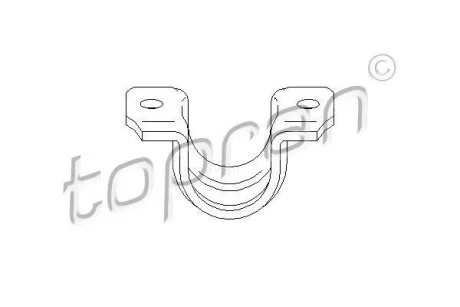 Втулка стабілізатора TOPRAN / HANS PRIES 113 412