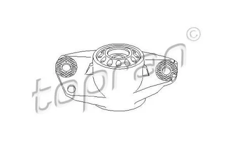 Опора стійки амортизатора TOPRAN / HANS PRIES 113 415