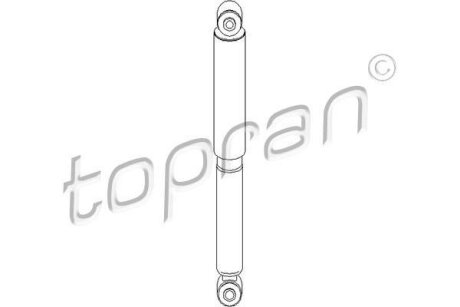Амортизатор задній TOPRAN / HANS PRIES 113 456