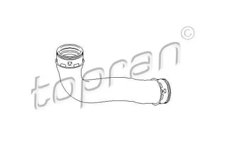 Патрубок інтеркулера TOPRAN / HANS PRIES 113 567