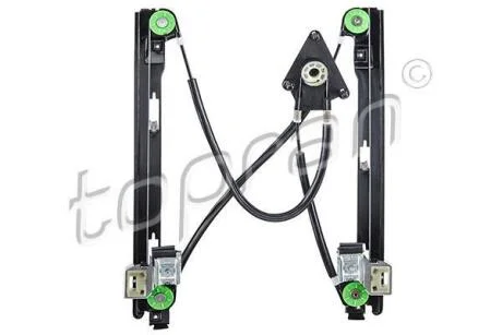 Склопідіймач (правий, без мотора) TOPRAN / HANS PRIES 114 180