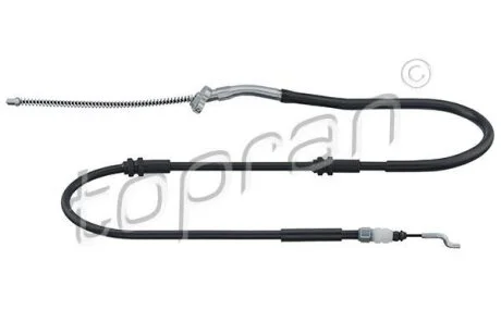 Стояночный трос (левый/правый) (1594/1287 мм) VW Amarok 10- TOPRAN / HANS PRIES 114 849