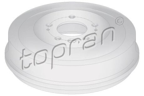 Гальмівний барабан TOPRAN / HANS PRIES 115 671