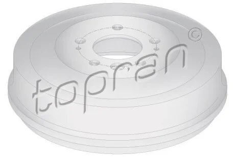 Гальмівний барабан TOPRAN / HANS PRIES 115 671