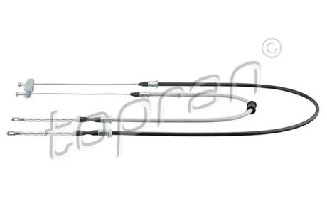 Трос зупиночних гальм TOPRAN / HANS PRIES 200 875