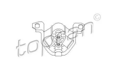 Подвеска, двигатель TOPRAN / HANS PRIES 201 380