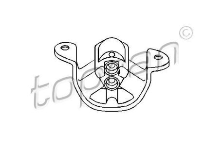 Опора дв пр Opel VEC A 1.4-1,6, ASTRA F 1,4-1,6 HP TOPRAN / HANS PRIES 201 399