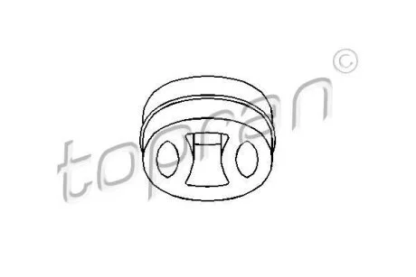 Елемент випускної системи TOPRAN / HANS PRIES 201 713