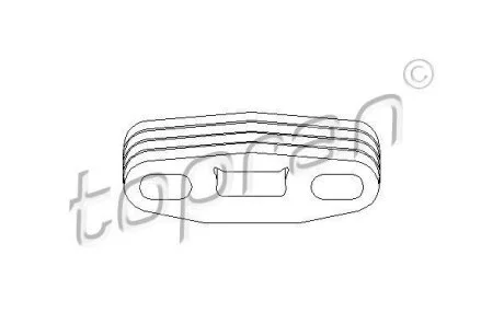 Елемент випускної системи TOPRAN / HANS PRIES 201 716