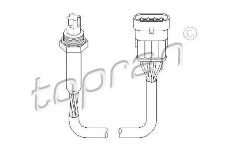 Лямбда-зонд TOPRAN / HANS PRIES 201 756
