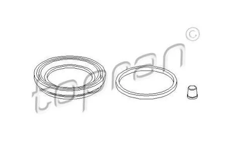 Ремкомплект гальмiвного супорта TOPRAN / HANS PRIES 202 449