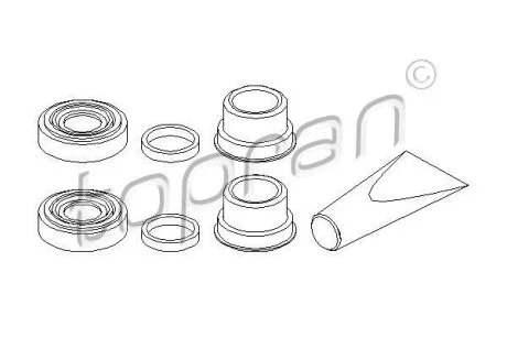 Ремкомплект гальмівного супорта TOPRAN / HANS PRIES 202 451