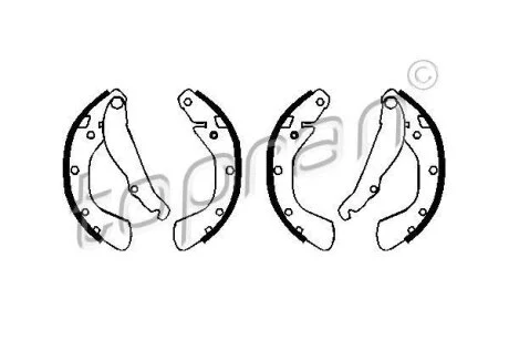 Втулка маятника MB W202 93-00 TOPRAN / HANS PRIES 202 460