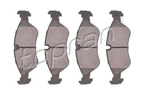 Гальмівні колодки, дискові TOPRAN / HANS PRIES 202 465