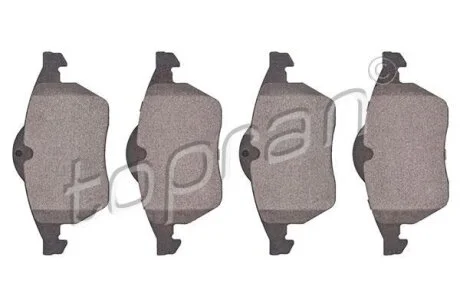 Гальмівні колодки, дискові TOPRAN / HANS PRIES 205 097
