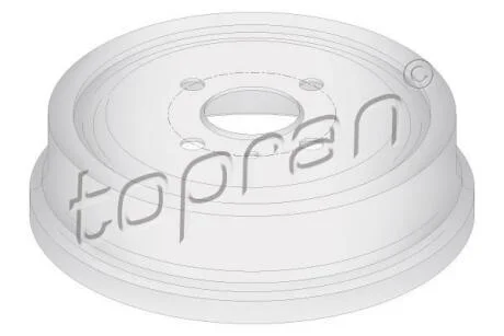 Гальмівний барабан TOPRAN / HANS PRIES 205 238