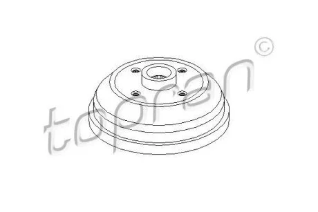 Гальмівний барабан TOPRAN / HANS PRIES 205 485