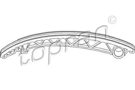 Планка заспокоювача ланцюга ГРМ TOPRAN / HANS PRIES 205 563